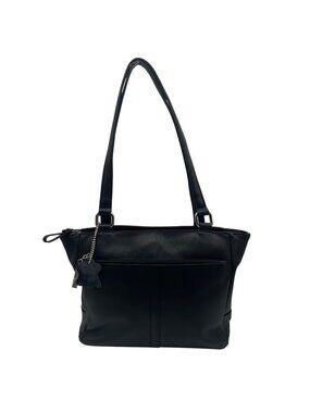 Giani Bernini Black Leather Nappa Classic Leather Tote